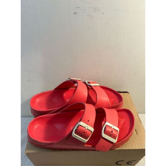 Birkenstock pink rubber straps size 38 (scuffs) - Picture 2 of 8